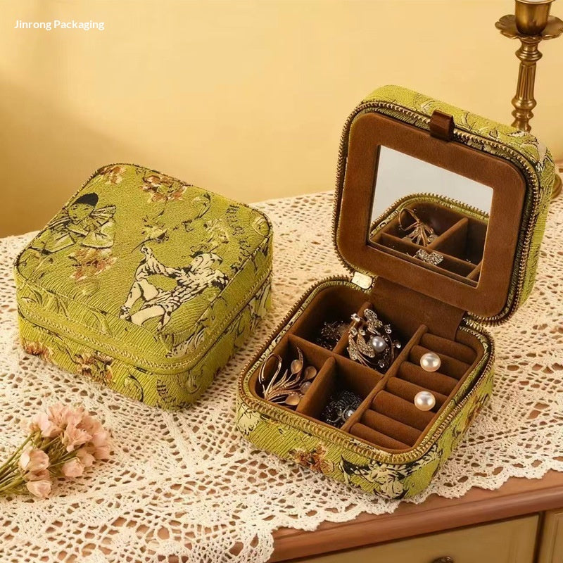Zip jewellery travel case