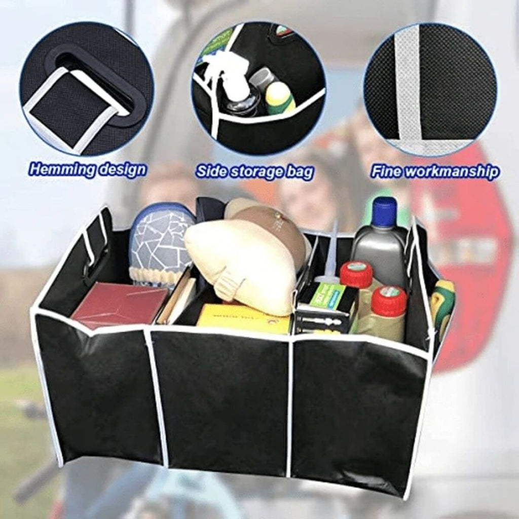 Folding Multi-Pocket Boot Organiser – Black